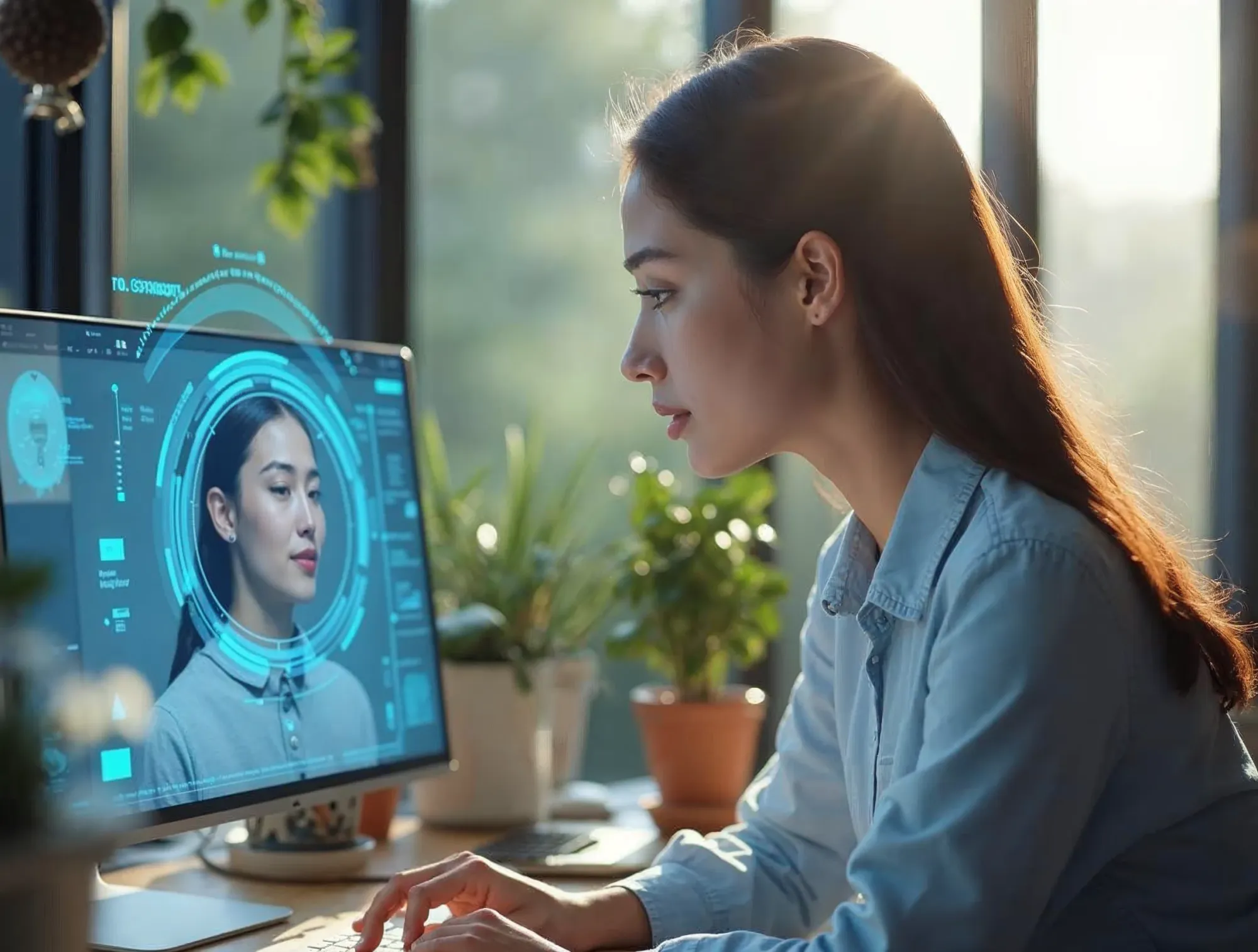 Professional reviewing Google Ads AI agent dashboard